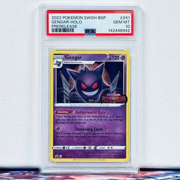 Pokémon Graded card - GENGAR-HOLO #241 - Pokémon - PSA 10