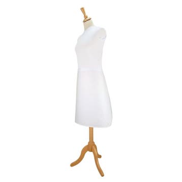 Schort Sloof Wit 80x60cm - Polycotton Treb ELS, Maison & Meubles, Cuisine | Linge de cuisine, Verzenden, Schort