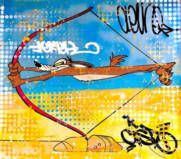 Moabit - Wile E. Coyote and Roadrunner X Out And About, Antiek en Kunst