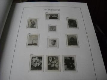 België - album davo Luxe ouatiné IV 1985 tot 1994, Postzegels en Munten, Gestempeld