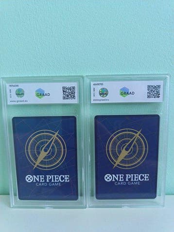 Bandai - 2 Graded card - One Piece - Buggy Foil,, Nieuw