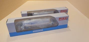 Peco H0 - Modeltrein goederenwagon (2) - 2 silo-wagons -, Hobby & Loisirs créatifs, Trains miniatures | HO