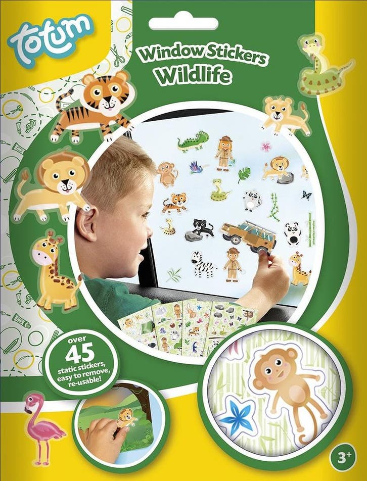 Raamstickers Jungle Dieren, Hobby & Loisirs créatifs, Articles de fête, Envoi