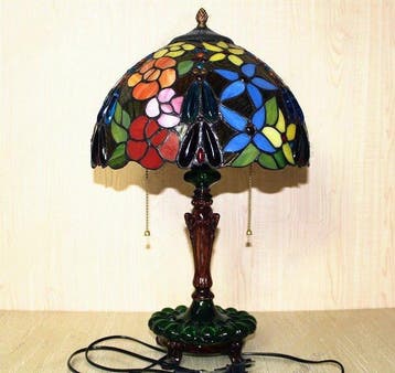 Lampe de table - Vitrail - Style Tiffany