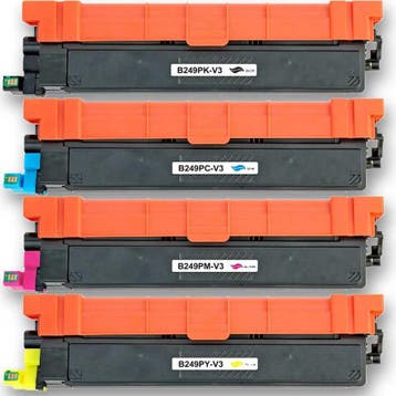 Huis-Merk  BROTHER TN-249 XL Toner Yellow + CHIP 4k, Verzenden, Nieuw, Toner, Brother