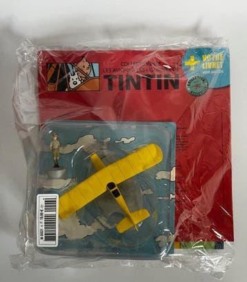 Moulinsart - Tintin - 3X En Avion avec Tintin