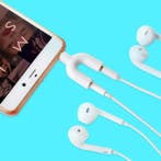 Y-Vorm AUX Koptelefoon Splitter - Headphone Dual Audio, Verzenden, Nieuw
