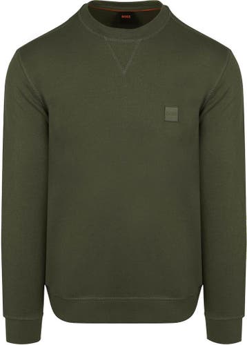 BOSS Sweater Westart Donkergroen maat Maat 52/54 (L) Heren, Verzenden