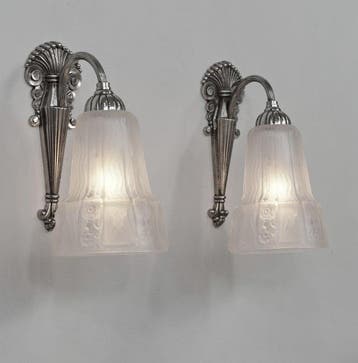 A. Richard & Muller frères - a pair of French art deco wall, Antiek en Kunst