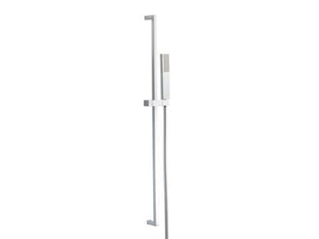 Veiling - glijstangset met handdouche 95cm vierkant chroom, Nieuw
