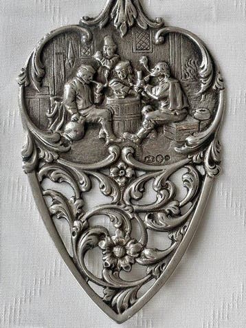Taartschep - .833 zilver - 1910-1920 - Nederlandse openwerk