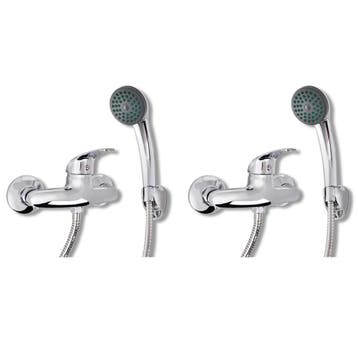 vidaXL Douche mengkraan 2 st, Doe-het-zelf en Bouw, Sanitair, Verzenden, Nieuw