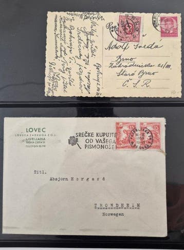 Joegoslavië - Grote verzameling van meer dan 40, Postzegels en Munten, Gestempeld
