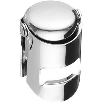 Champagnestopper | BarUp | RVS/Siliconen | 41x38x60(h)mm, Verzenden
