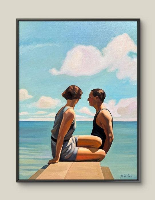 Biatturi Irina - Before the Dive, Antiek en Kunst, Kunst | Designobjecten