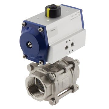 Robinet à boisseau sphérique pneumatique G2 2 voies en, Verzenden, Nieuw