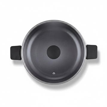 Brabantia VANTA Hapjespan met Deksel - Ø 28cm, Verzenden, Nieuw