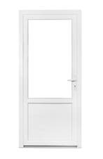 PVC Deur 2/3  glas Premium b98xh215 cm wit L, 80 tot 100 cm, 215 cm of meer, Nieuw, Ophalen of Verzenden