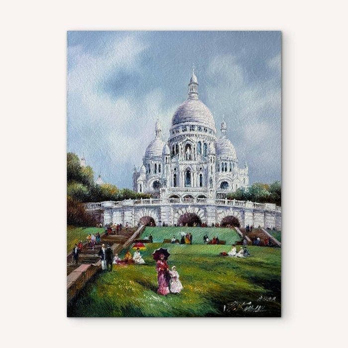 Knysh Tanya (1965) - La Basilique du Sacre-Coeur, Antiquités & Art, Art | Peinture | Classique