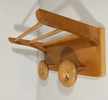 Kapstok - Vintage Mid-Century Modern ontwerp - Hout - 1960, Antiquités & Art, Art | Objets design