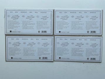 2001 obp - Warner Bros Harry Potter – Lot of “Puzzle Card”, Verzamelen, Nieuw