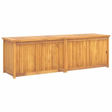 vidaXL Tuinbox 175x50x55 cm massief teakhout, Verzenden, Nieuw