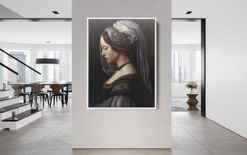 Anne Dias - (Handpainted 100%) Lady Cecily of Quiet Strength