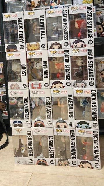 Funko - Funko Pop - Marvel (Doctor Strange, Taskmaster,