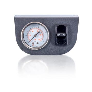 Manometer Ø 40 mm enkel | Hulpluchtvering Universeel Mat Gri, Verzenden