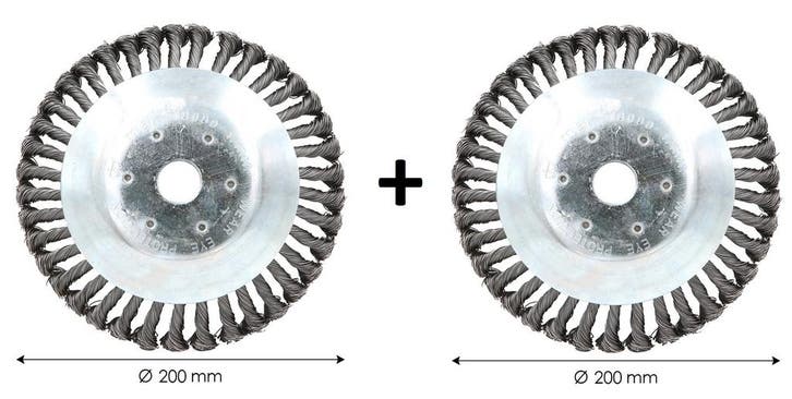 Set van 2 Stuks ! Universele Onkruidborstel - 20 CM -, Tuin en Terras, Hand-tuingereedschap, Nieuw