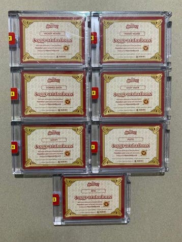 Panini Disney Anthology - Complete Medallion Cards Set (7/7), Collections