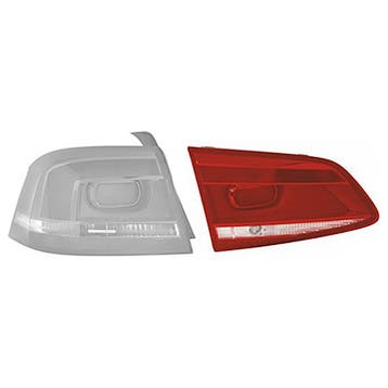 Volkswagen Passat 2010-2014 Achterlichtglas Binnen Links Bre, Verzenden