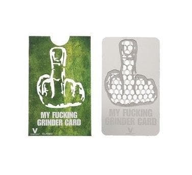 Card Kruidengrinder - Finger, Verzamelen, Rookartikelen, Aanstekers en Luciferdoosjes, Nieuw, Verzenden