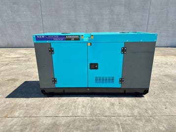 Veiling: Generator Kawakenki KK25-III-SSS Diesel 2026 25kVA, Articles professionnels, Machines & Construction | Générateurs, Ophalen