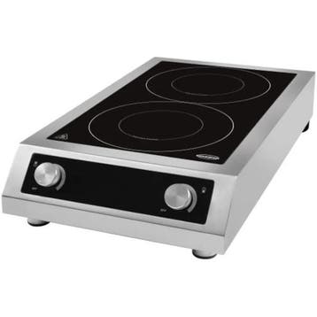 Inductiekookplaat | 2 Kookpunten (Ø280mm) | 60°C/240°C |, Zakelijke goederen, Verzenden, Nieuw in verpakking