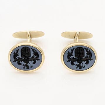 Boutons de manchette - 14 carats Or jaune - Lagensteen -