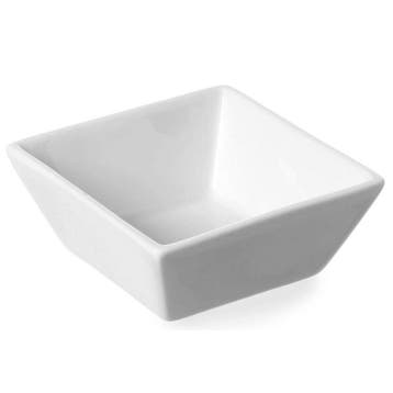 Tapasschaaltjes | CUADRADO | Porselein | Wit | 12 Stuks |, Verzenden, Nieuw in verpakking
