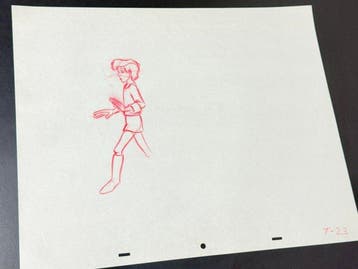 Walt Disney - Originele tekening uit een animatiefilm van, Nieuw