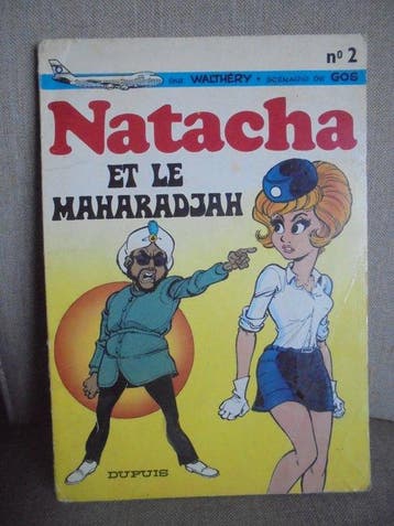 Natacha T2 - Natacha et le Maharadjah + dédicace - B - 1, Livres, BD
