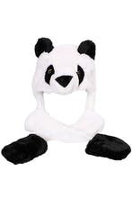 Muts Wanten Panda Sjaalmuts met Oortjes Zwart Wit Reuzenpand, Ophalen of Verzenden, Nieuw