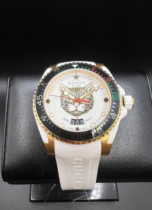 Gucci - Dive - Zonder minimumprijs - YA136322 - Heren -, Handtassen en Accessoires, Horloges | Heren