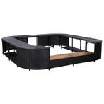 vidaXL Spa-ombouw vierkant 268x268x55 cm poly rattan zwart, Tuin en Terras, Zwembaden, Verzenden, Nieuw