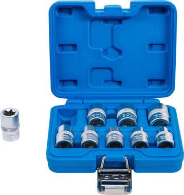Bgs Technic Inwendig torx, doppenset E profiel, 9 delig, Verzenden, Nieuw