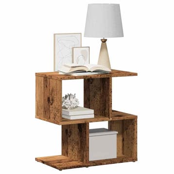 vidaXL Nachtkastjes 2 st 50x30x51,5 cm bewerkt hout oud, Huis en Inrichting, Slaapkamer | Nachtkastjes, Verzenden, Nieuw