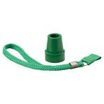 Groene stokdop met polsbandje voor wandelstok, Ophalen of Verzenden, Nieuw