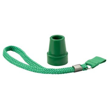 Groene stokdop met polsbandje voor wandelstok, Diversen, Verpleegmiddelen, Ophalen of Verzenden, Nieuw