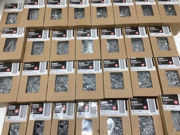Veiling - Partij TORX houtschoeven 10520 stuks, Nieuw