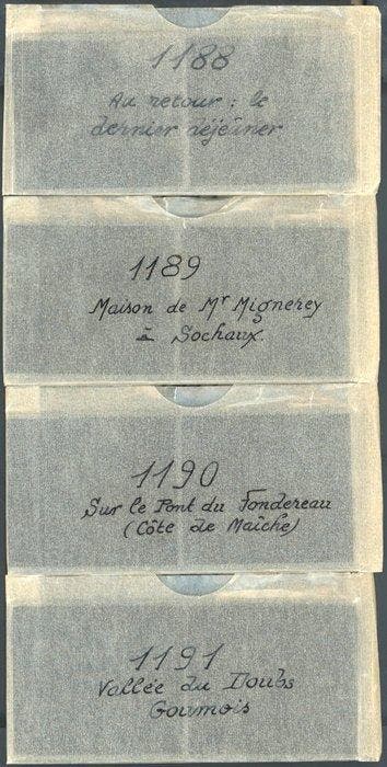 Photographe - Lot 28 négatifs stéréos plaque verre – Reims,