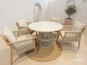 Luxe tuinset aluminium met weersbestendige kussens, Tuin en Terras, Tuinsets en Loungesets, Ophalen of Verzenden, Nieuw