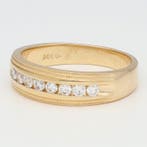 Ring - 14 karaat Geel goud Diamant (Natuurlijk), Nieuw